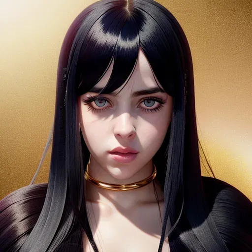 Dopamine Girl A Illustration Of Billie Eilish Naked Walking Amazing