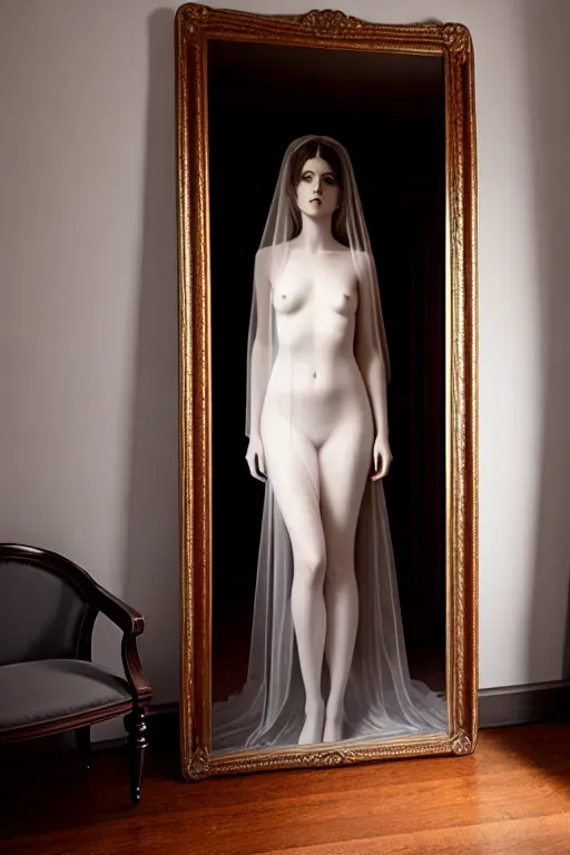 Dopamine Girl Naked Ghost Woman Transparent Full Body Image