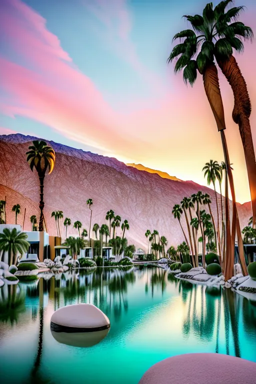 Dopamine Girl Palm Springs Landscape Type Of Image