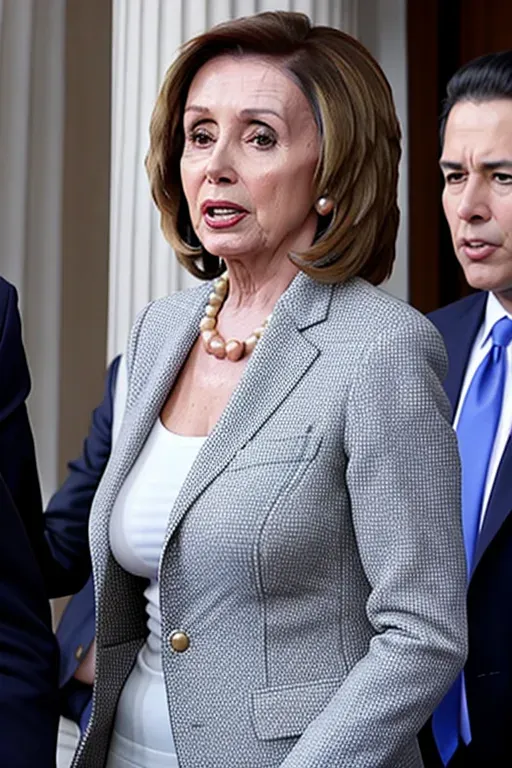 Dopamine Girl Nancy Pelosi Shows Her Nipples During A Conference