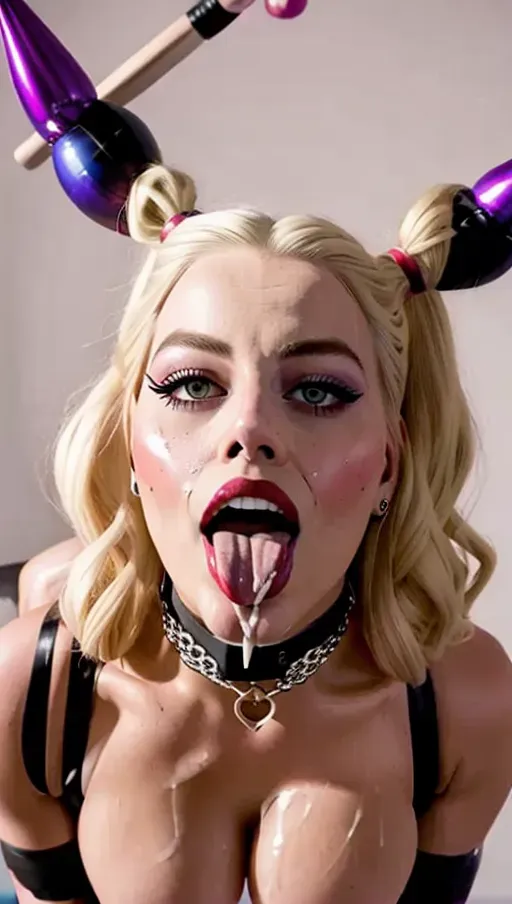 Dopamine Girl Margot Robbie As Harley Quinn In A Bedroom Dpmg