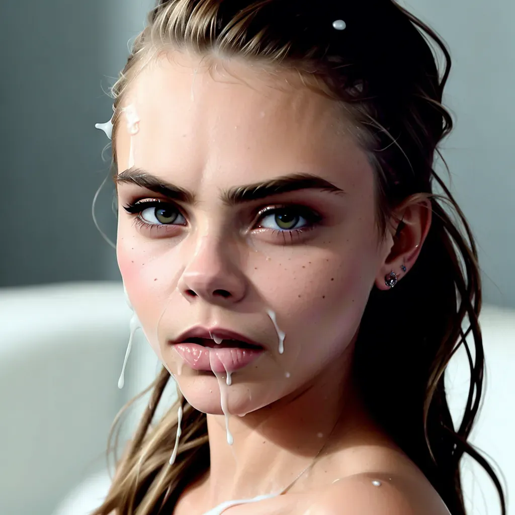 Dopamine Girl Cara Delevingne Realistic Photo Dpmg Face Cum V1