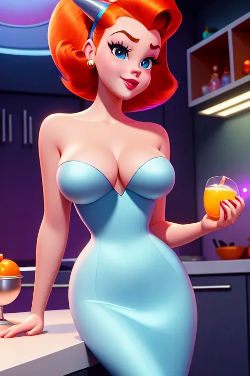 Dopamine Girl An Illustration Of Judy Jetson Ginger By Pixar Naked