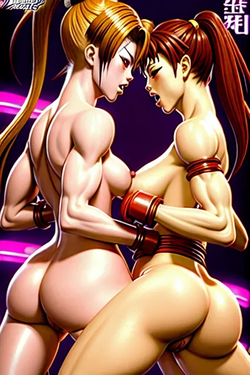 Dopamine Girl A Photograph Of An Orgy With Nude Mai Shiranui From