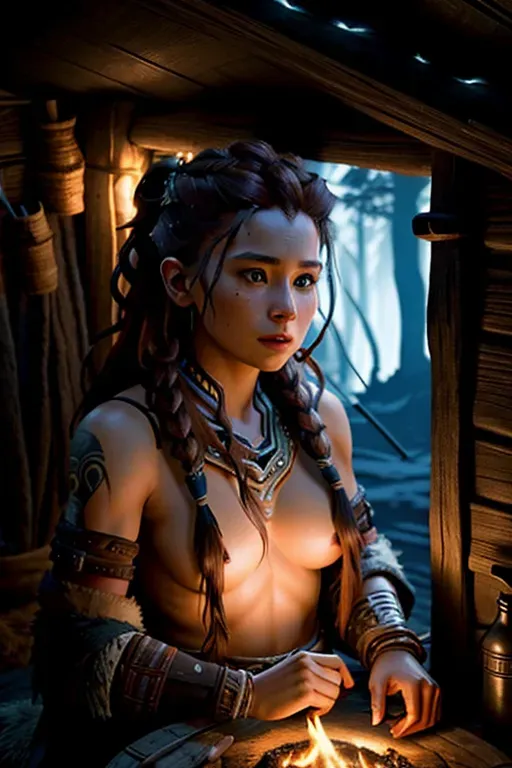 Dopamine Girl Highly Detailed Photograph Of Aloy Horizon Zero Dawn