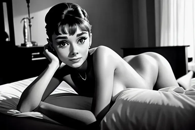 Dopamine Girl Audrey Hepburn Perfect Accurate Face Fully Nude In