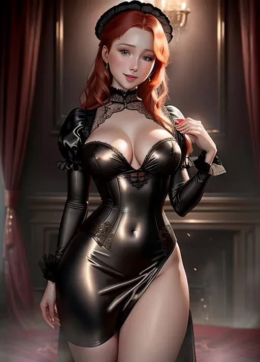 Dopamine Girl Detailed Realistic Photo Of Sexy Victorian Lady Molly