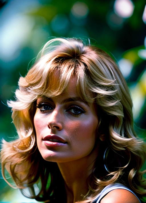 Dopamine Girl 8k Uhd Hyperreal Erotic Photograph Of Farrah Fawcett