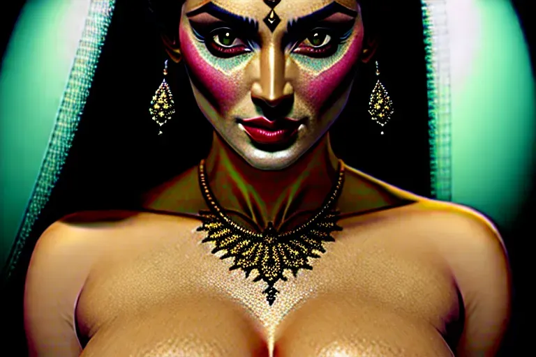 Dopamine Girl Hindu Goddess Sushmita Sen Durga Devi With