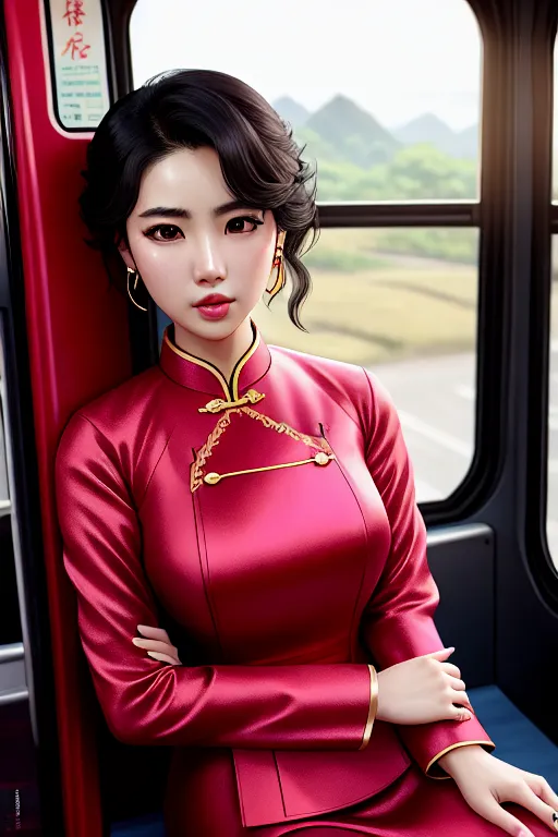 Dopamine Girl A Photo Shot Of Bae Suzy Wearing Ao Dai Leaning Against