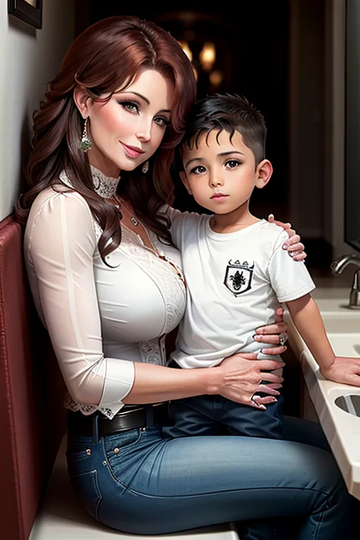 Dopamine Girl High Resolution Photo Of MILF And Her Son Son Is