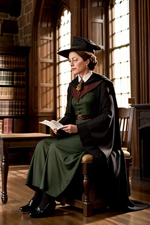 Dopamine Girl Hogwarts Minerva Mcgonagall Full Body In Classroom