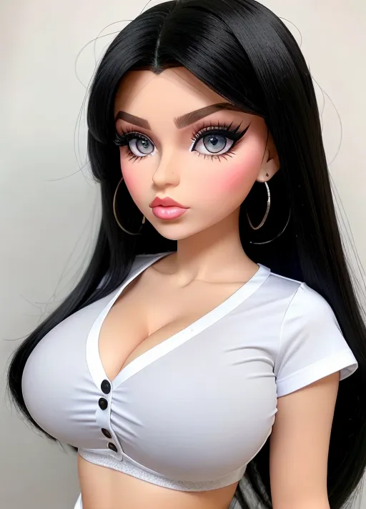 Dopamine Girl An Albanian Woman That Looks Like A Bratz Doll Mature