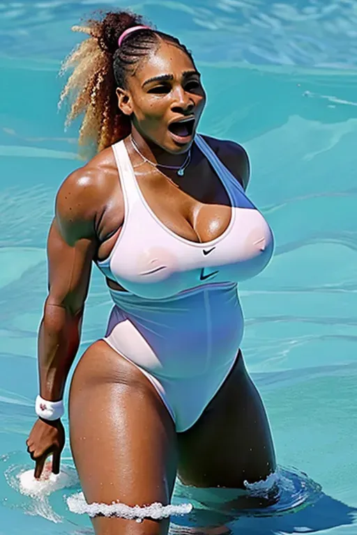 Dopamine Girl Serena Williams In Fetal Position Thicc And Naked