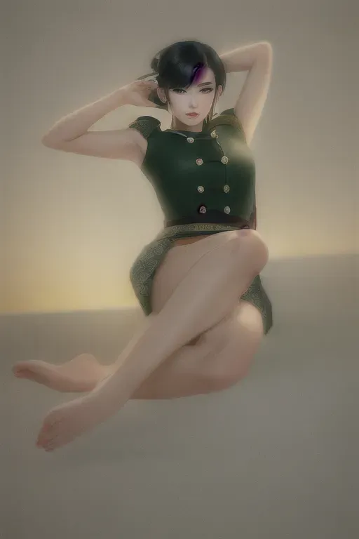 1girl , feudal japan , edo period , night , japanese , highres , short hair, dark hair, black hair, green eyes , almond shaped eyes , thin lips , parted lips, solo, ((masterpiece)),photo referenced::5, pale skin, tenchu, kunoichi, professional, ultra high res, kuugire, stealth, soft feminine facial features, button nose, 25 years old, seductive look, arrogant look, sinister look, detailed face, detailed eyes, dark kimono, feet, foot, toes, toe, underwear, panties,