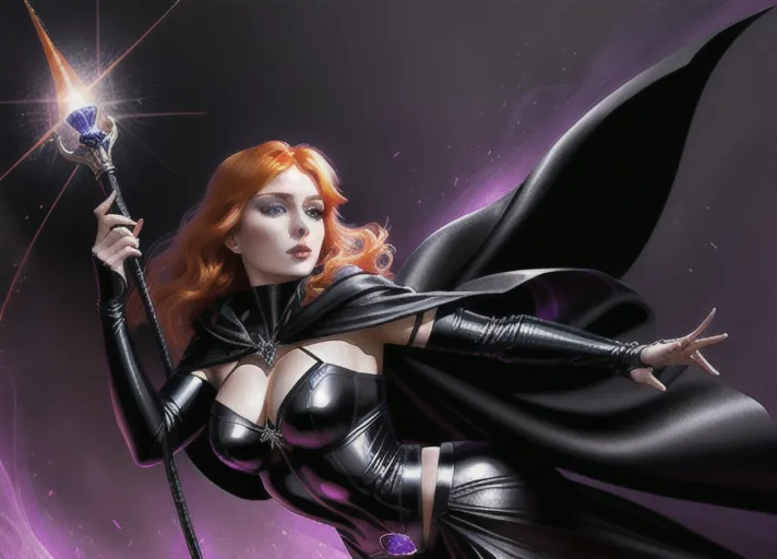 Sweet bright cheerful beautiful elegant auburn haired in a low hanging bun wide sparkling sapphire eyed Queen Anna of Arendelle in black sexy leather and satin attire with a large hooded full length cape obscuring her features in deep shadows lashes out with a woven leather whip against a strapped-up prisoner.
horror