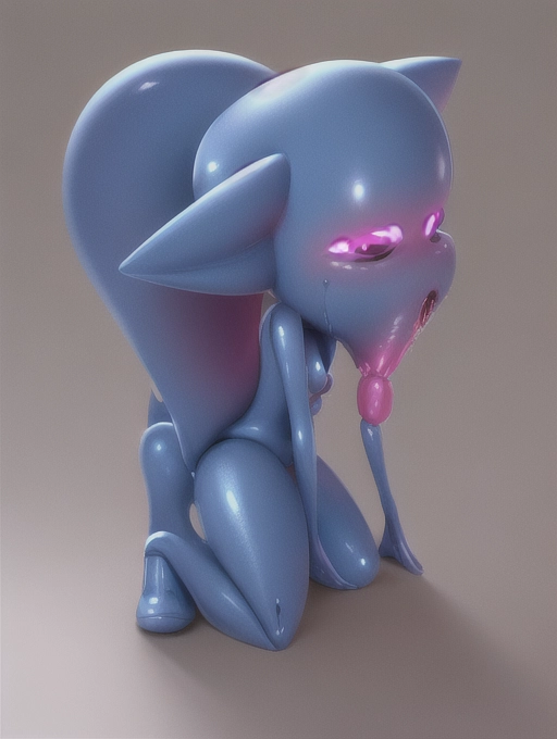 cute busty humanoid alien girl having sex,penetration,creampie,milky