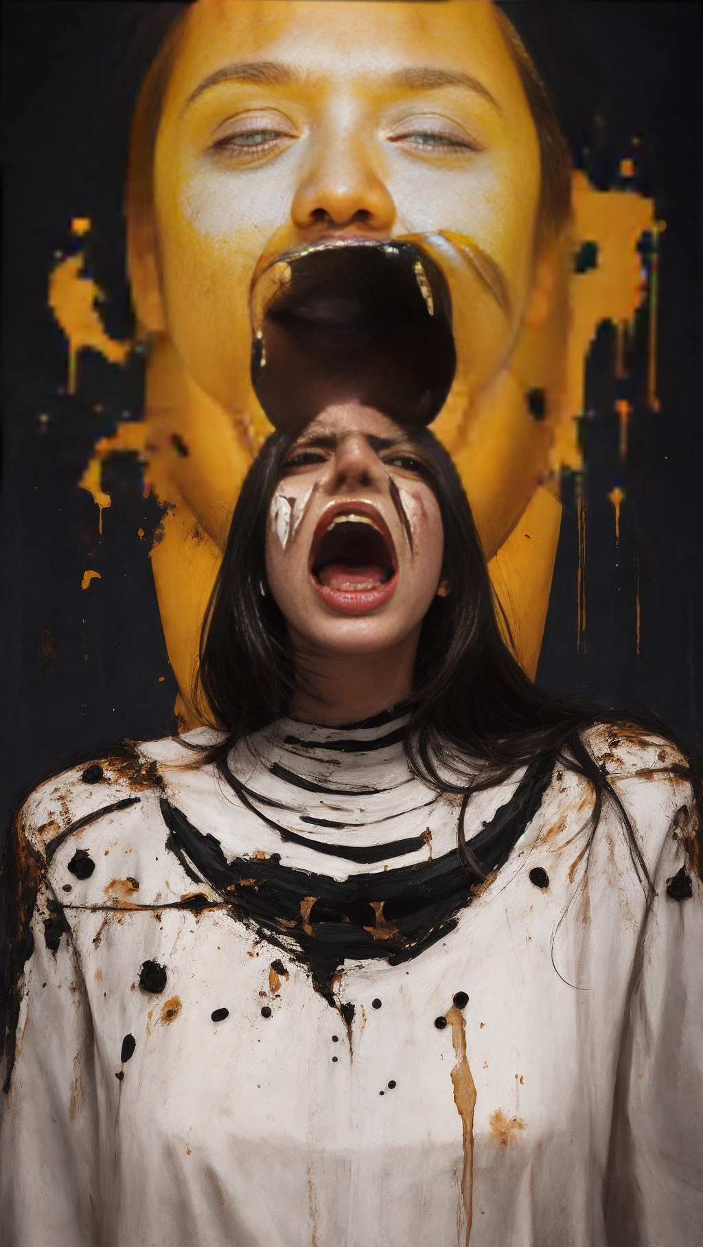 Broken by the scream