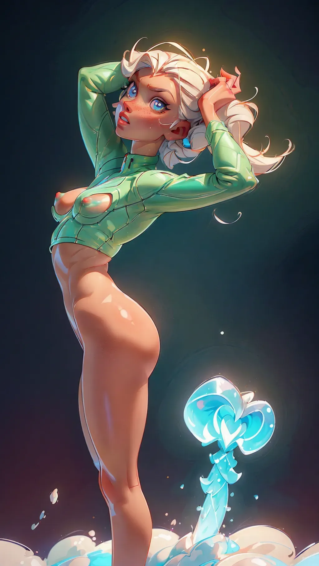 (a highly detailed full body photo of Kim Possible:1.2), (masterpiece quality), (human version:1.2), attractive appearance, dilated pupils, eyes glazed over, lost in euphoria, 8k quality, skin texture, realistic detailed hair, realistic detailed skin, realistic detailed eyelashes, detailed eyes, realistic, uncensored, bokeh, very realistic, ultra definition, in her bedroom, anatomically correct nipples,(naked), ultra quality, nsfw, toned ass, (cute nipples), photorealistic, healthy, ultra realistic detailed skin, realistic detailed hair, aroused, innie vagina, pretty teeth, textured imperfect skin, sweating lightly, (face freckles:.75), body freckles, pretty feet, pretty calves, sexy, pretty thighs, lean abs, shaved legs, aroused, (leaking white semen from vagina and anus:1.2), (accurate eyes), accurate teeth, accurate mouth, dramatic lighting, bokeh,dof, nikon, 50mm, crystal clear, tack, subsurface scattering, volumetric lighting, focused, intricate detailed background, dramatic pose, dramatic pov, dramatic angle, dramatic lighting, painted fingernails, painted toenails, professional makeup, accurate skin color, accurate skin tone,accurate hair color, accurate hair tone, <lora:dpmg_better_bodies:.25>,<lora:dpmg_add_detail:1>