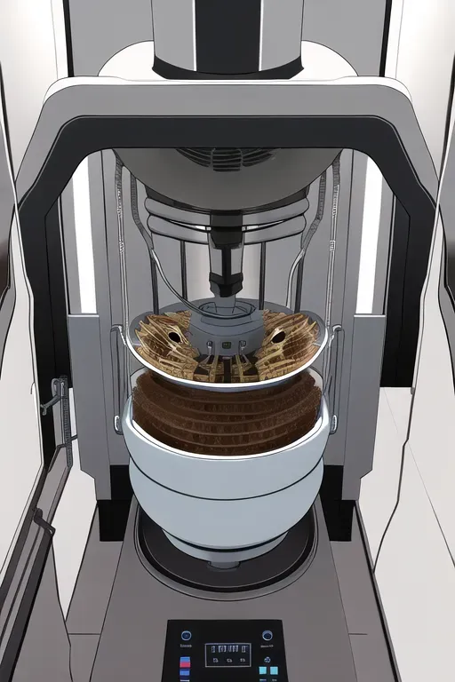 hucow in feeding machine