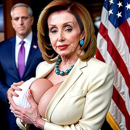 Nancy pelosi massive breastfeeding handjob