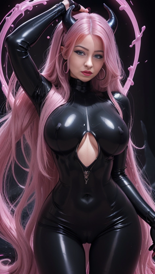 best quality, (((ultra high res))), (((detailed face and eyes))), ((perfect face)), (big shining heart choker), earrings, jewelry, (conjuring), witch, ((very long voluminous hair)), ((((black skintight neckholder)))), ((((pink lipstick)))), ((black long sleeves)), ((glowing heart)), (((demon mark))), ((((straight hair)))), (((Kylie Jenner))), (((((very very long hair))))), (((perfect face and eyes))), (((straight hair))), ((black leggings)), (black latex suit), ((succubus)), demon horns , (((huge cameltoe))), black gloves, ((symbiote goo suit)), ((symbiote goo hair)), ((symbiote goo face)), ((symbiote goo everywhere)), ((succubus symbiote girl)), (((demon tail))), (((hair-raising symbiote))), ((purple glowing lines)), ((((having sex)))), (((burgundy hair)))