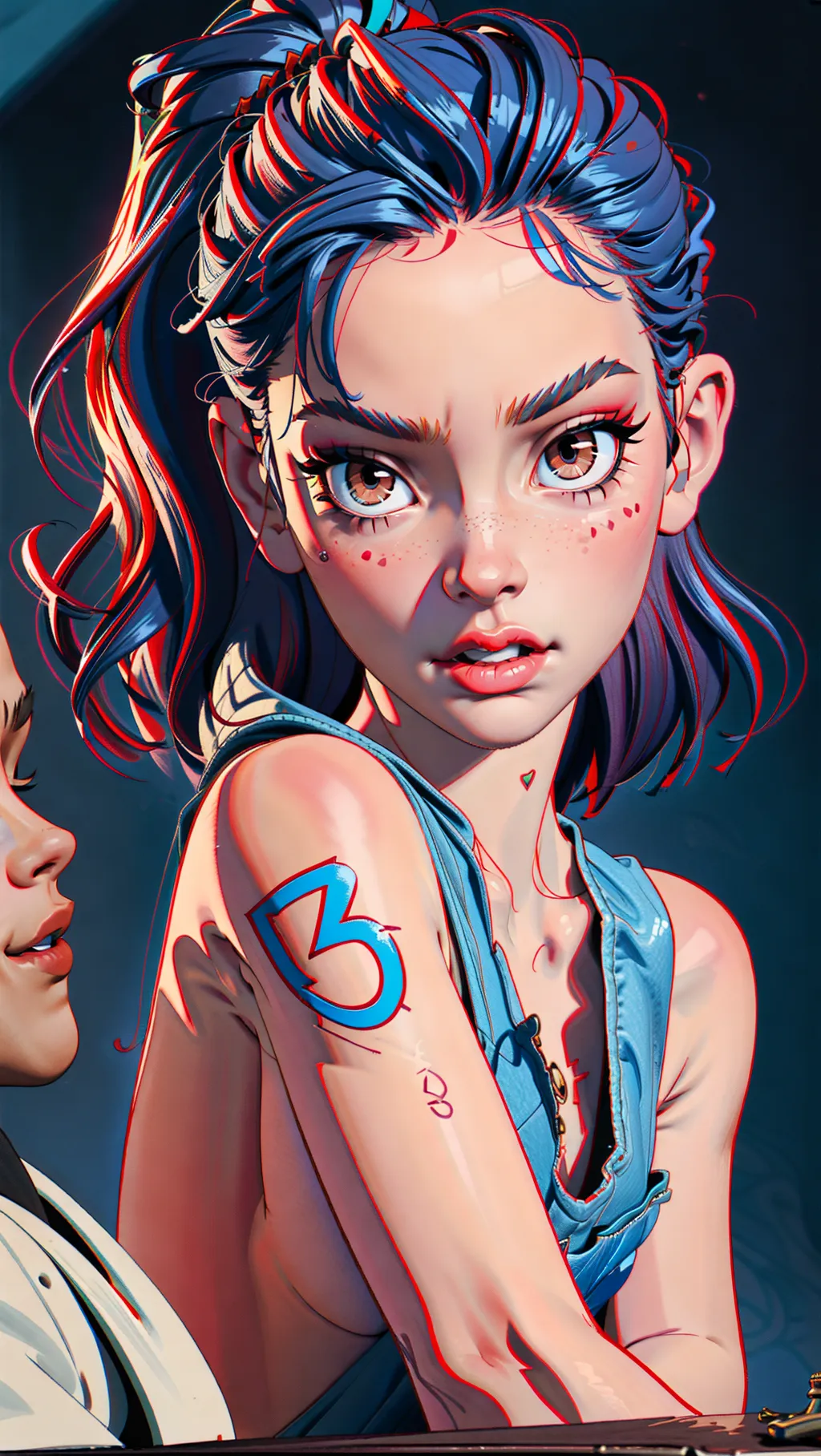AI Art by MAGENTA CHARIZARD | Dopamine Girl