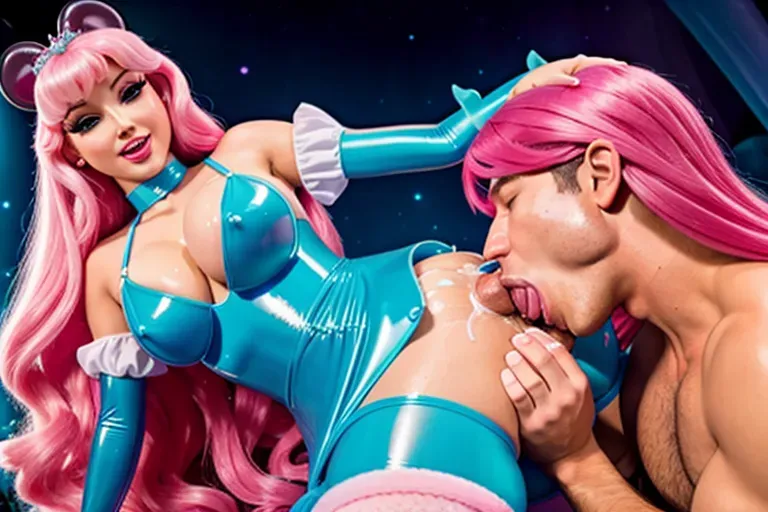 An 8k photo of a slutty disney princess getting fucked from behind by a giant horse man with a giant dick, beautiful face, pussy penetration, perfect face, masterpiece, cum fountain, cum spill, cumflow, cum everywhere, cum bucket, cum pool, cum on face, cum on skin, slutty latex dress, bondage