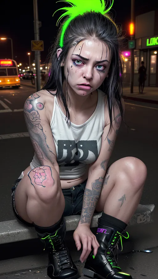 AI Art by Artificial Alien Intelligence | Dopamine Girl