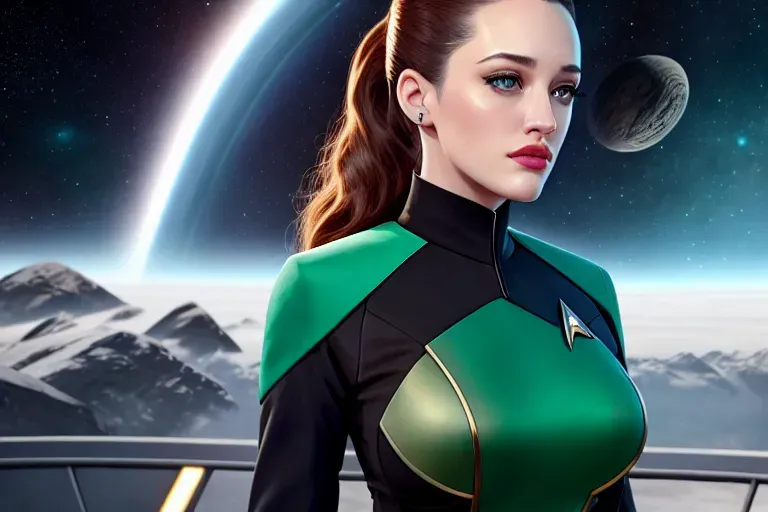 dopamine-girl-photograph-kat-dennings-wearing-form-fitting-star-trek
