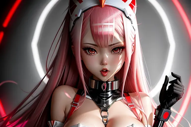 Zero Two, Darling in my Franxx, Fucked silly, cum slut, cum, covered in cum, bimbo, bondage, ahegao, princess, ful body, Bondage, Vibrator,