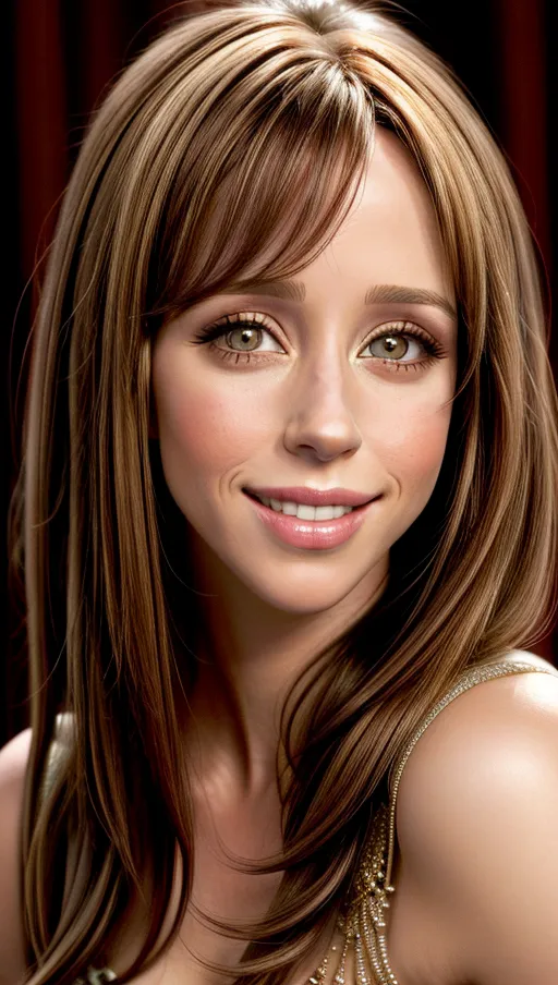A high resolution highly detailed facial portrait photography of Jennifer Love Hewitt, seductive smile, glamorous hairstyle, professional makeup,
<lora:dpmg_add_detail:1>