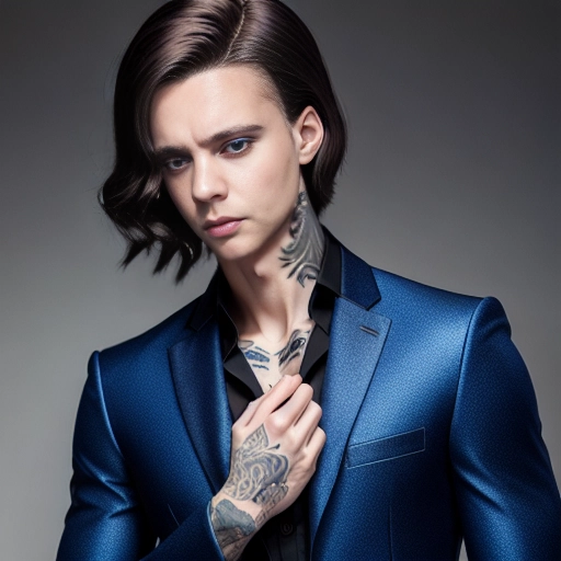 a 8k high detail photo full body shot, Male, Dick ,five slender fingers ,silky hair ,beautiful face ,beautiful lips,blue eyes,curved eyebrows,curved eyelid,pale skin,satisfaction,tattoo,ultra realistic,smooth,8k,studio lighting,surreal, Angel Wings, Angelic Lighting, Love, Hope,