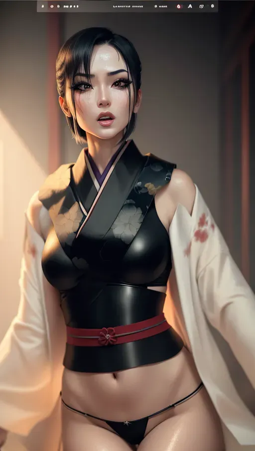 1girl, half body , detailed face, beautiful::5, gorgeous::5, attractive::5, pretty::5, stunning::5, sexy::5, flawless::5, shapely::5, sensual, dirty::5, fatal, lethal, deadly, hurt::5, bruised::5, feudal japan::5, japanese , seductive, surprised, startled, stunned, attacked, ambushed, assaulted, frightened, terrified, alarmed, scared, spooked, panicked, fearful, terrorised, moody lighting::5, night::5, short hair, dark hair, black hair, parted hair, almond shaped eyes, thin lips, solo , masterpiece, ultra high res, professional, photo referenced::5, soft feminine facial features, 27 years old, slender, slim, lean, lithe, pale skin, stockings, thin stockings, black stockings::5, kimono, dark blue kimono, saliva, saliva dripping, summer, thin clothing, sweat, sweaty skin, shiny skin, purple eyeliner, small breasts::5, head twisted, head turned, breasts covered, covered breasts, bra, blood::5, bleeding::5, pain::5, crimson, feet, foot, dorsal, barefoot, bare feet, toes, toe,