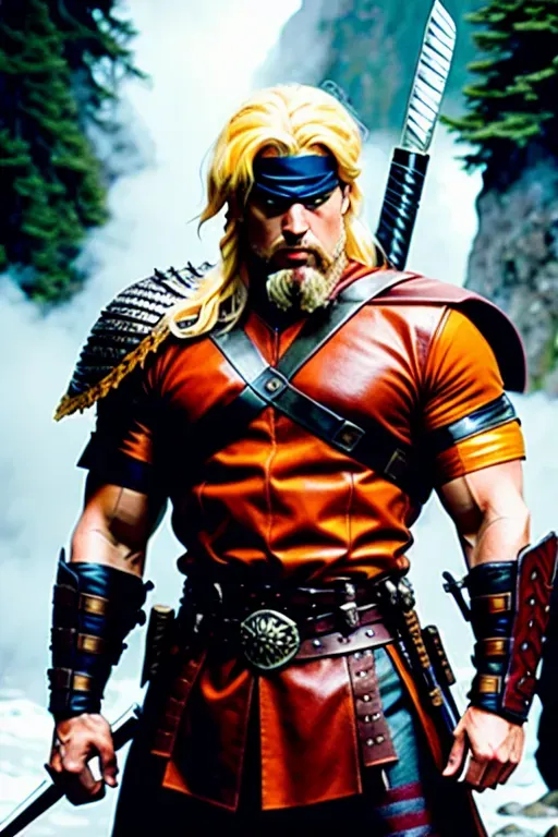 intricate highly detailed Deathstroke as a viking