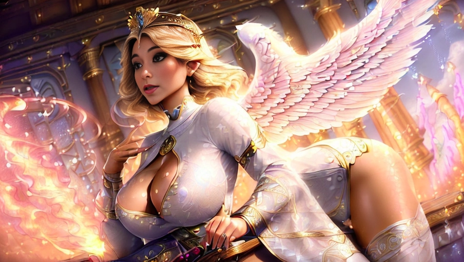 a 64k high detailed photo of body shot of Female
(((Covered with clothing)))
Ultra Detailed
Best Quality
Most Detailed
((Angel
Wings))
Angelic
Lighting
Love
Hope
Magic casting
Crown
Smiling
Queen
happy
Glory
Warrior
Angels
Angelics
Positivity
Happiness
ecstasy
enraptured
sweaty
saving
God
Royalty
Morality
Goodness
True Good
Power
Force
Authority
Ethical
Saviour
orgasm face
Halo
short Hair
Always and Forever Sentimental
in heat
hot ultra
hot
best
best lighting
tantric
Neutral
Brilliant
Logical
Compassionate
Perfect
Perfection
Exciting
Integrity
Winged
Courage
Purity
Harmony
Beauty mark on upper lip
(((Female))
Ethereal Lighting
Celestial Lighting
(((With clothing)))
(((In Suit)))
(((God Technology)))
((God Magic))
((God Tech))
with items of power
((Shor Hair Cut))
Highly Detailed
Gods
Fighting
((((Cinematic))))
Clothed
Military
Uniform
(((God Weapons)))
((Angels))
((Angel Wings))
(((Angelic Powers)))
(((God Powers)))
Heavenly Themes
Good
Moral
Ethical
((((God Saving))))
(((God Technology)))
Celestial Themes
Ethereal Themes
Strategy
What else need be written here
((((Beautiful Cinematography))))
((((God Saved))))
((((Magic))))
(((Magic Casting)))
((Magicka))
(Magical)
((((Gods))))
((((Angels))))
(((Feminine)))
((((Female))))
((Suit))