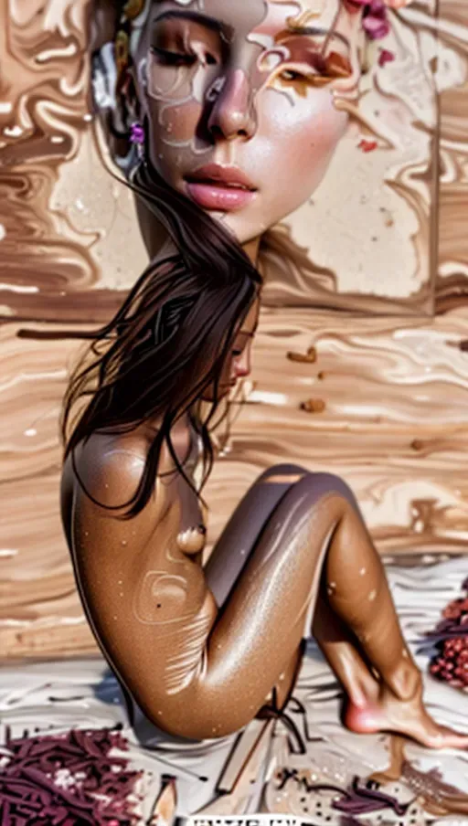 a 8k high resolution photo of, ((((sweet)))),
((very detailed face)), ((detailed photographed)), correct human anatomy, natural, realism, realistically, ((detailed female features)), colorful picture,
full body, whole body, faling, feets, back,
Dry Skin, naked, nude, Short hair, clean body,