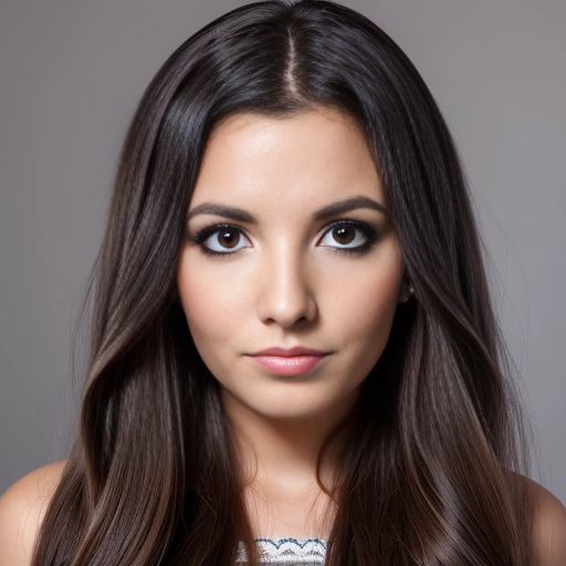 a beautiful young (teenage) girl with long hair, (largest huge eyes:1.2),
realistic, masterpiece, long eyelashes, mascara