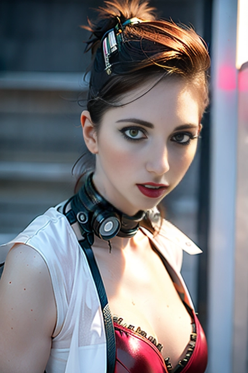 female, <lora:PN7xrGpnVMg_Caitlin:0.9>, (Hypnotized), (photo realistic:1.37), (magazine photoshoot), glistening skin, fair skin, pale skin, (detailed skin texture, goosebumps), (((auburn pompadour hair))), ((perfect lips)), (((perfect teeth))),
(((Cyberpunk, Blade Runner))), ((wearing clear trench coat, see through)), (big open mouth), ((Cyberpunk 2077 makeup, circuitry)), (((cybernetics))), <lora:dpmg_cyber_hanfu:0.3>
realistic colors,
natural lighting,
(best quality), <lora:dpmg_add_detail:0.3>, beautiful,(high resolution), (((masterpiece))), (uhd), (8k),