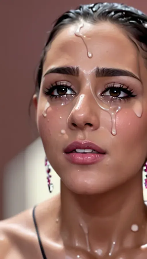Same as picture inspiration, ((((crying cum tears)))), eye contact, sad, A 8k resolution photo shot of,dpmg_face_cum_v1,sitting,((wearing a secretary outfit)),((revealing two boobs out)),((perfectly nipples placement)),((detailed hair features)),((detailed facial features)),((detailed body features)),((detailed arms features)),(textured skin),((beautiful lips)),((highly detailed)),((8k resolution photo shot)),((detailed office background))