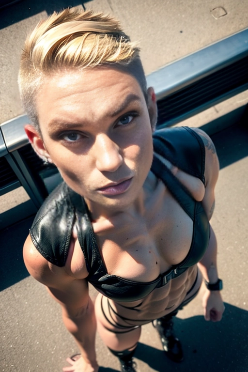 <lora:PN7xrGpnVMg_Miranda:0.6>, (Cyberpunk_slut:1.2), (magazine photoshoot), (female, hard body, toned, strong, muscular:1.2), (fit body, small breasts:1.4), glistening skin, fair skin, pale skin, (detailed skin texture, goosebumps), (((blonde hair, undercut hair, tomboy hair))), (((cybergoth outfit, neon accents))), (purple lipstick), (crying, tears, runny makeup),
(((from above view:1.2))), (((1_man is behind 1_woman, she is being forcefully fucked, she is being grabbed and fucked by a man behind her, standing assaulted sex, violent sex, standing doggystyle sex:1.2))),
(best quality), <lora:dpmg_add_detail:0.5>, beautiful,(high resolution), (((masterpiece))), (uhd), (8k),