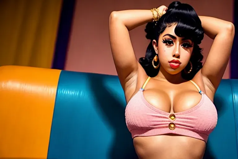 kali uchis very hairy armpits
