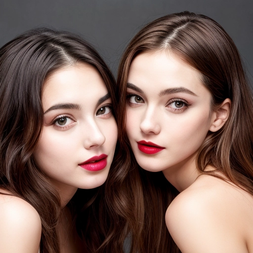 Two or more girls, completely naked, trim pubic hair, natural tits, cute faces, lipstick, eyeliner, realistic, accurate pose, detailed bodies, detailed faces, accurate faces, lascivious smiles , sexually aroused, sexually excited, flirting and sexually attracted to me, fuck me face, looking into my eyes,
<lora:dpmg_add_detail:0.9>
