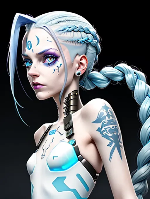 League Of Legends Jinx Cosplay Wig | - - Cosplay Su Misura - Foto 2