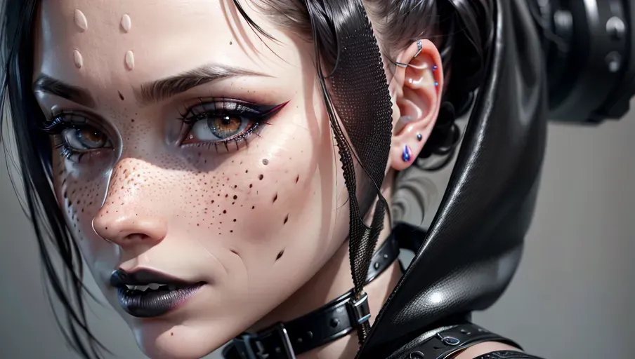 photorealistic, 8k, accurate face, detailed face, (((replicate inspiration face))), freckles, black lipstick,
(bondage:1.2), (bdsm:1.2), (restrained:1.2), scared, (vaginal:1.2), sex toy, huge object insertion, dildo,
<lora:metalbondageV.78:.6>