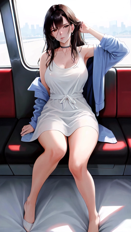 Highly detailed photograph of, Sandra Bullock from the 1994 movie Speed, use 1994 version of Sandra Bullock for reference, looking sexy and seductive, sitting in a bus, (real sexy photo sent to her boyfriend in 1994), photo designed to look exactly like photo taken by camera, most detail possible, Highly detailed face, less makeup, sharp focus, no underwear, hard nipples, legs spread, cum dripping from mouth, About to be ravished, ((just woke up messy hair and still tired)), ((sleepy eyed)), ((no makeup)), getting undressed