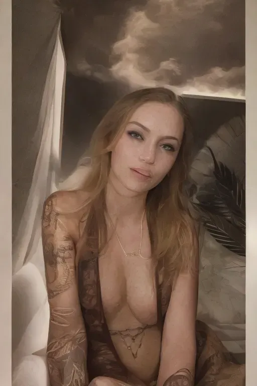 <lora:dpmg_spitroast:0.6> pov spitroast blowjob photo of beautiful blonde woman supermodel getting fucked, masterpiece, perfect lighting, perfect face, eye contact, brown eyes, in bed, hand holding head, creampie,