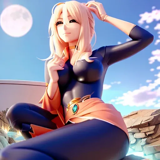 anime girl , similar , details, copy all, make more realistic,