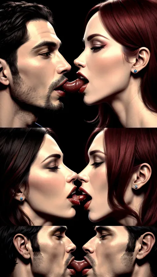 Man and woman in 69 position giving each other oral sex