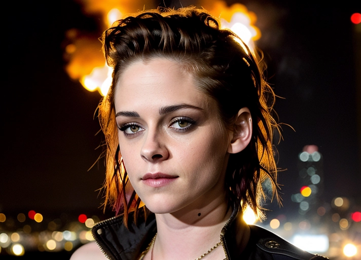 (skinny nude punk Kristen Stewart:1.05),
(accurate face, photorealistic face,perfect face,detailed face:1.27),
(flames, explosions, fire, smoke:1.2),smile,
(in a metropolis, above the city, skyscrapers:1.134),
(face close up:1.17),
(standing),
bokeh